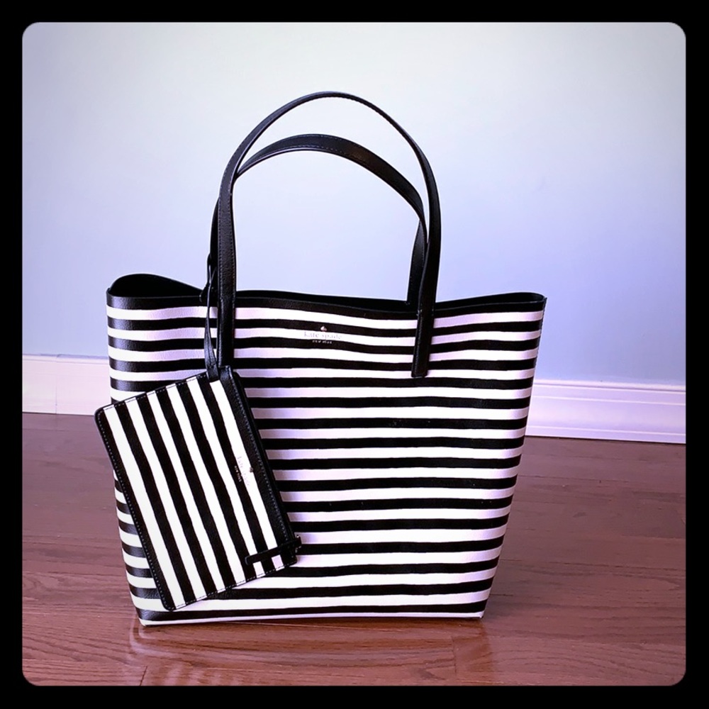 Kate Spade Black and White Tote